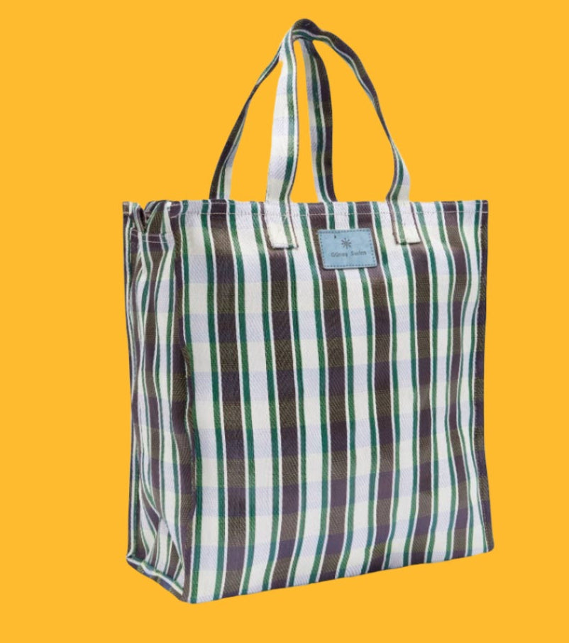 Gunes Swim Boxy Cooler Tote, LIQUORICE