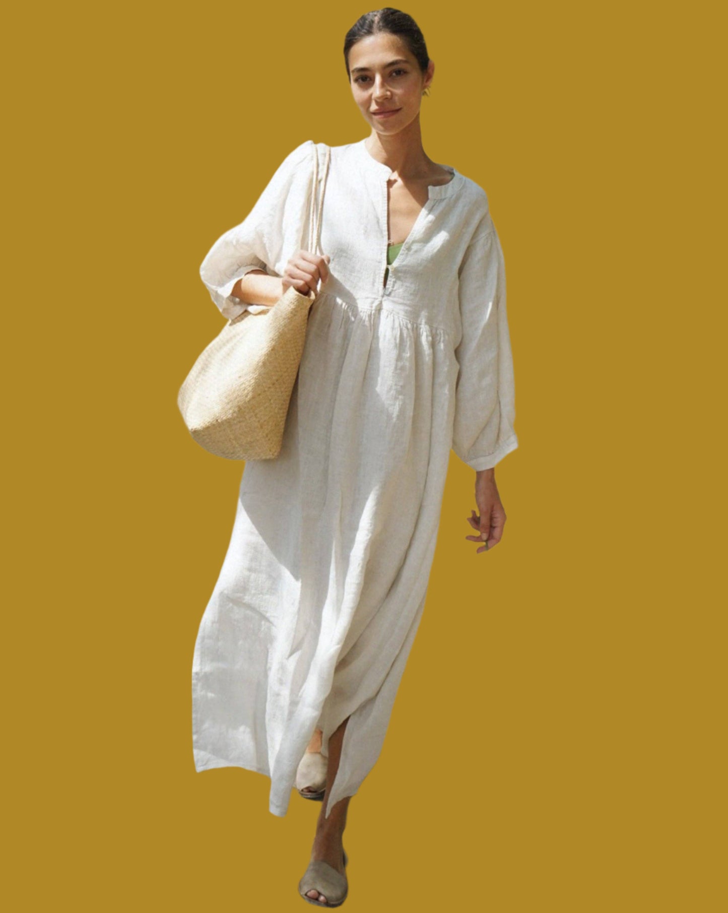 Linen Bonita Dress