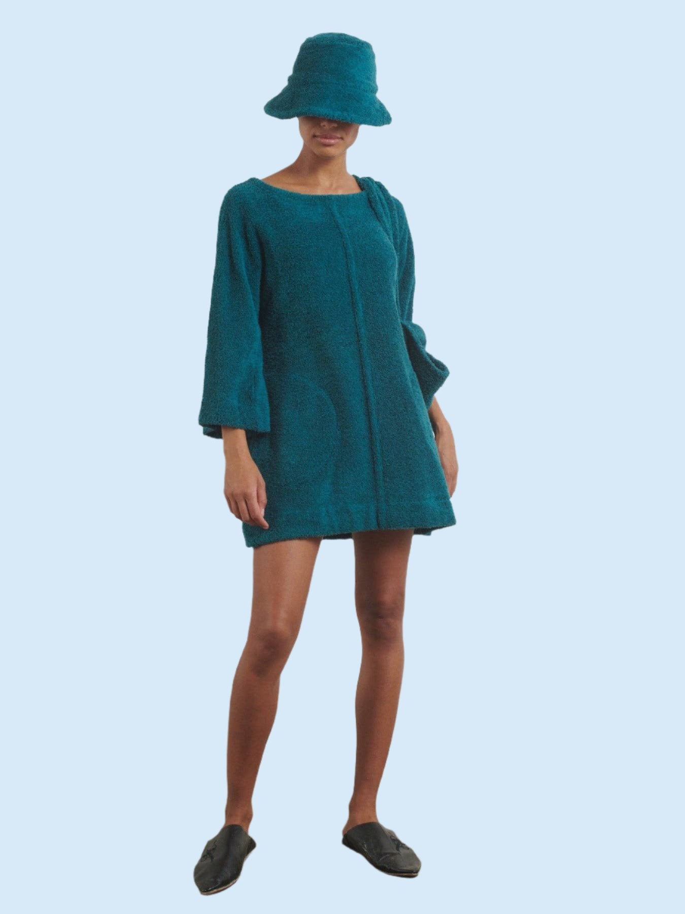 Simone Fan Dress, JADE