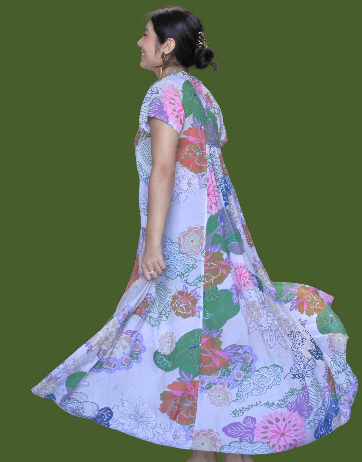 Amaryllis Circle Dress