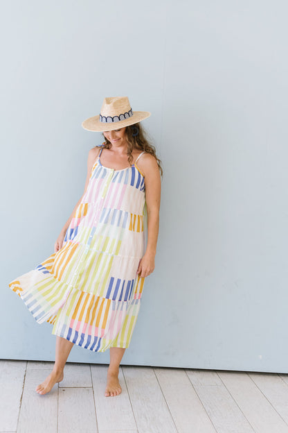 Rainbow Strappy Sundress