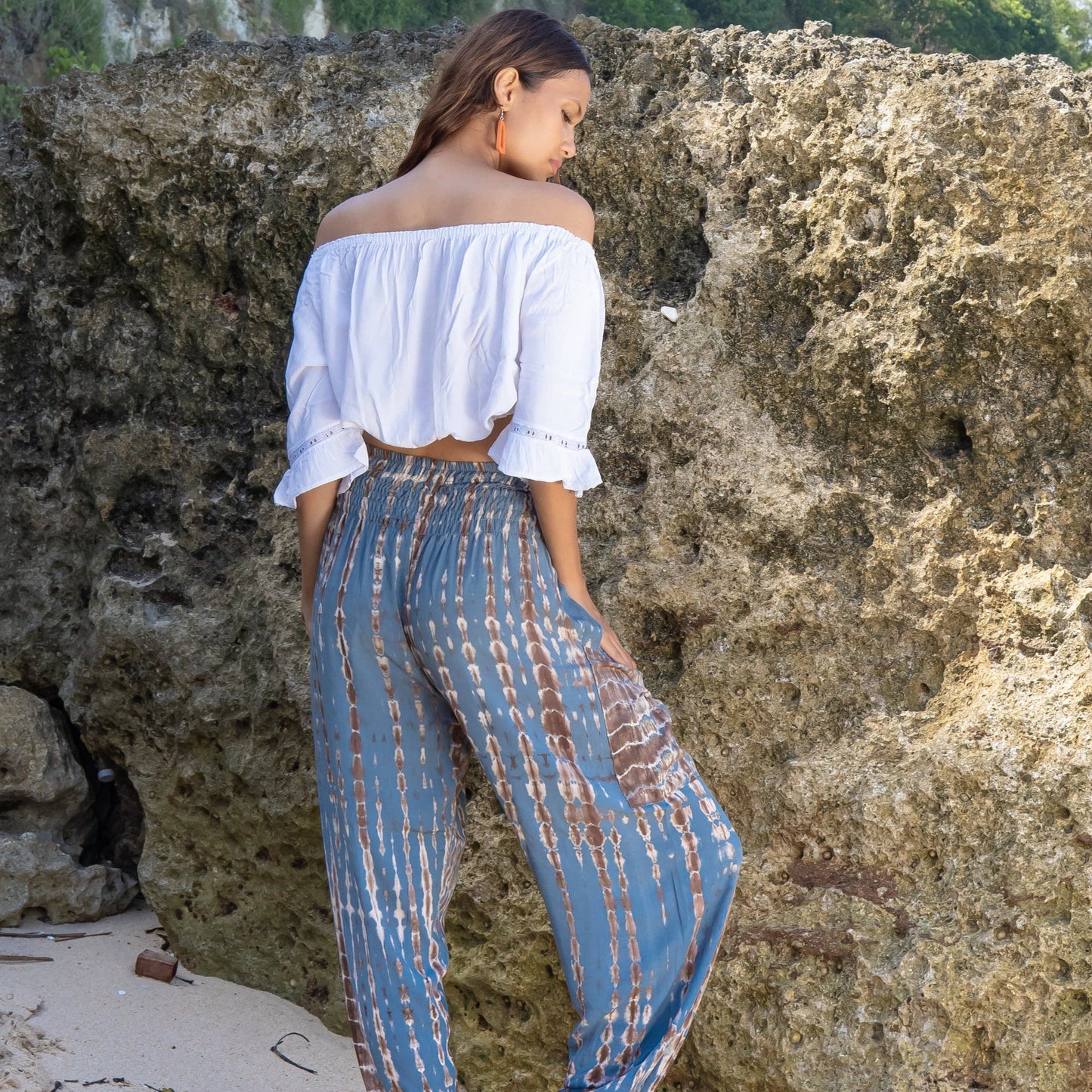 Bali Pants, SAND/GRAY