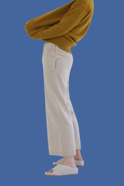 Cashmere Drop Crotch Pants