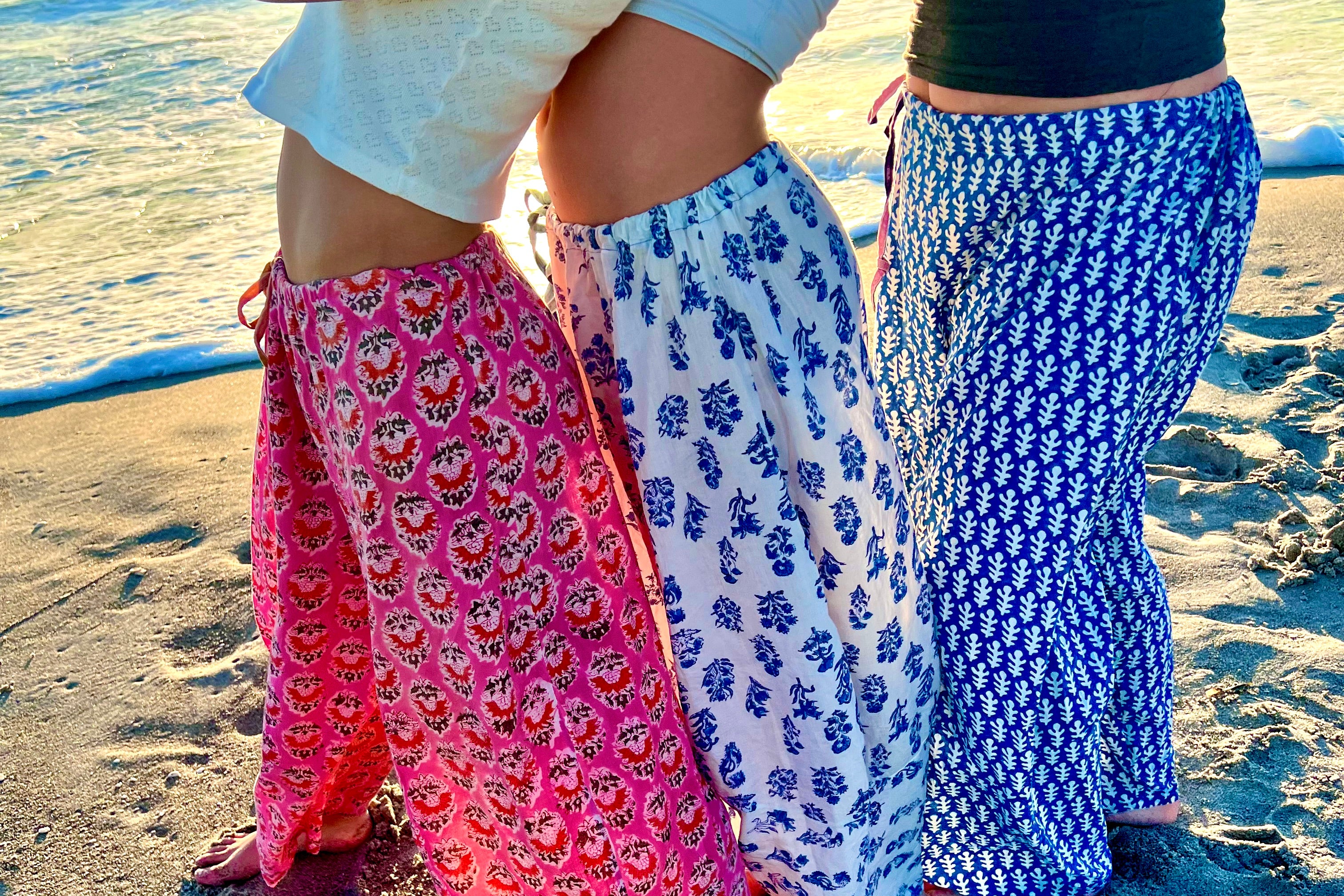 petra pants for the beach - lightweight and oversized for maximum comfort and movement