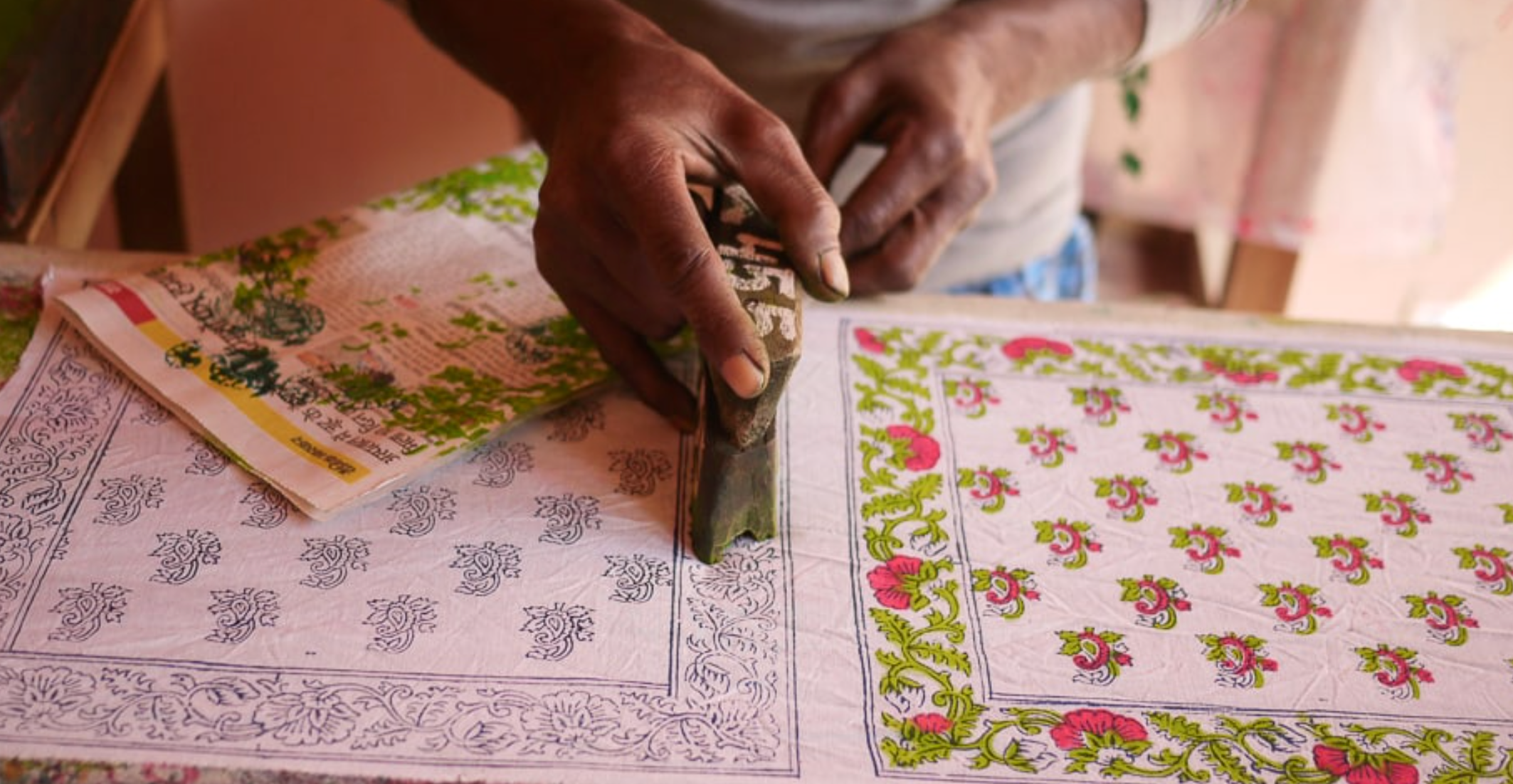 block printing in india